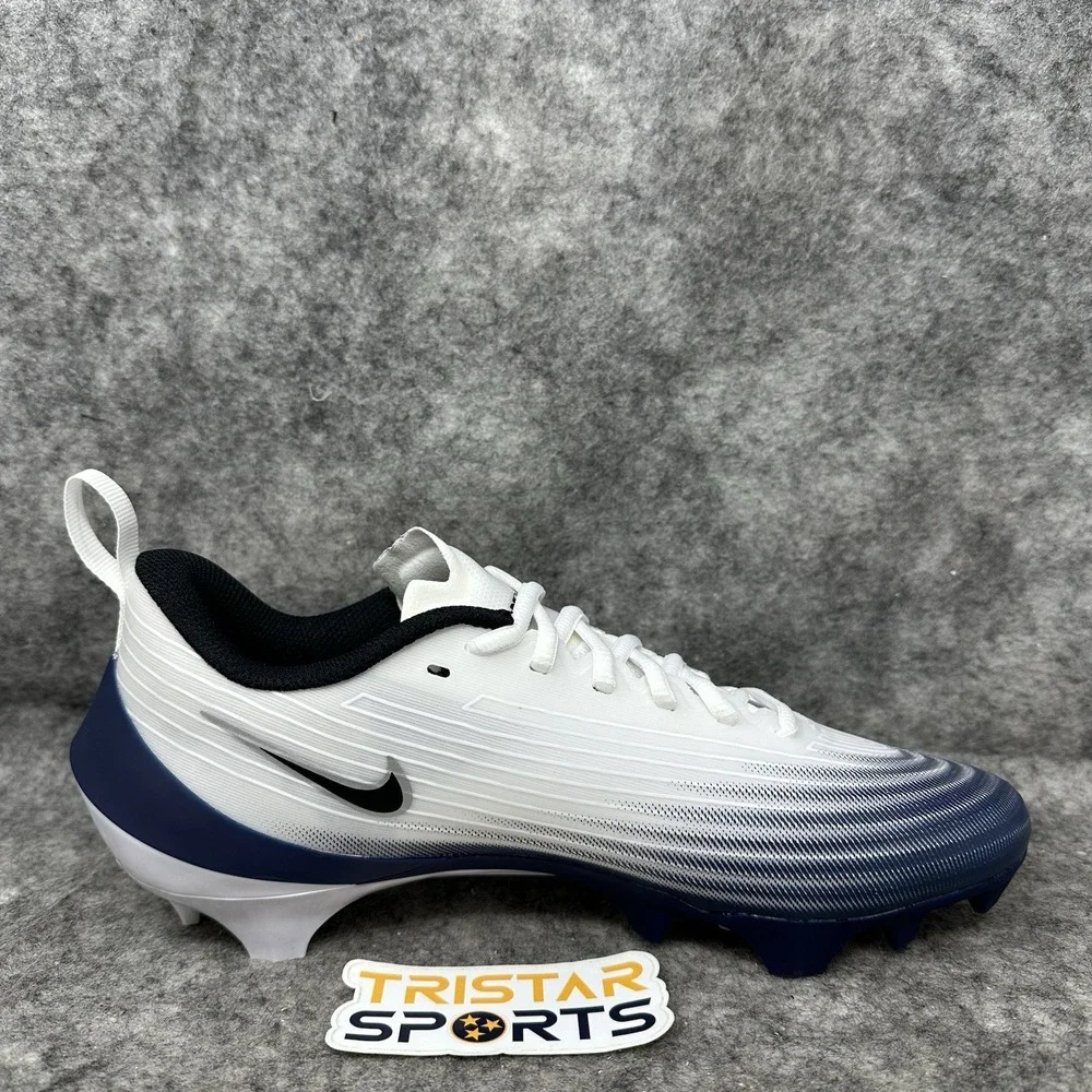 Nike Vapor Speed 3 Football Cleats Mens Size 7.5 White Navy Black HM8849-103